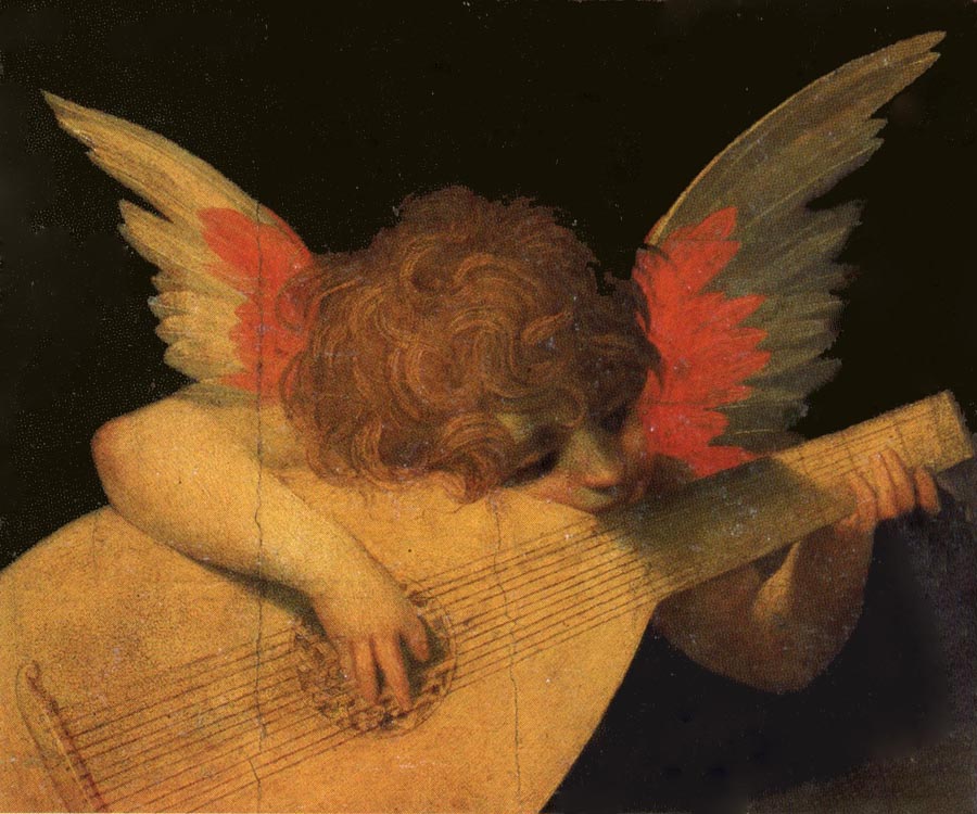 Rosso Fiorentino Angel Musician